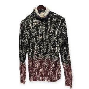 Athleta Cowlneck Ombré Long Sleeve Sweater